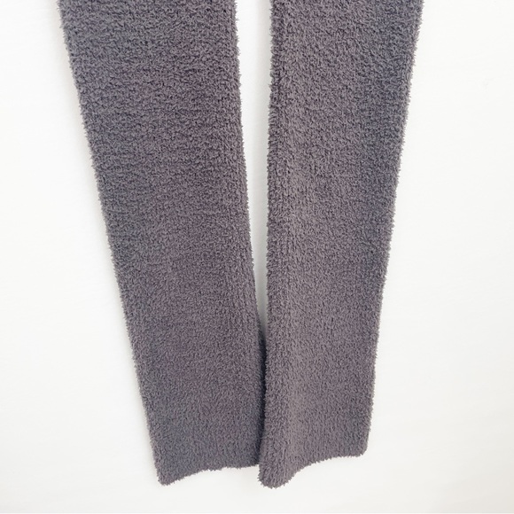 Isalis Fleece Lounge Pants Small Gray Pull-On Elastic Waist Skinny Fitted - Picture 7 of 8